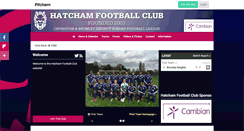 Desktop Screenshot of hatchamfc.co.uk